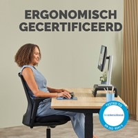 Muismat met polssteun Fellowes Breyta blauw-4