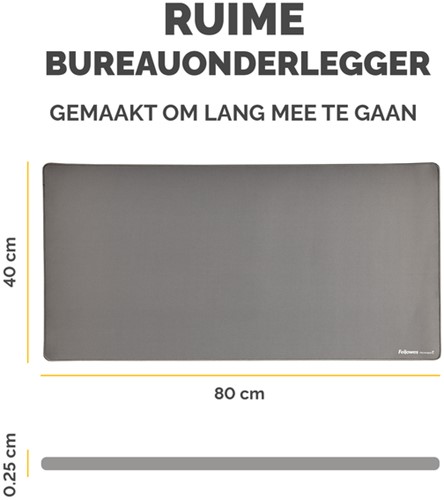 Bureau-onderlegger Fellowes Breyta grijs-2