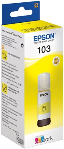 Navulinkt Epson 103 T00S44A geel-2