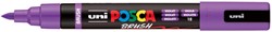 Paintmarker Uni POSCA PC-5BR brushpunt medium violet