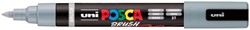 Paintmarker Uni POSCA PC-5BR brushpunt medium grijs