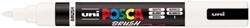 Paintmarker Uni POSCA PC-5BR brushpunt medium wit