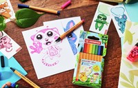 Fineliner STABILO point 88 Animal Vibes mini fijn assorti blister à 8 stuks-3