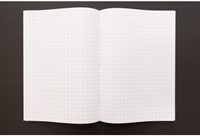 Schrift Kangaro A4 ruit 10mm 80 pagina's 60gr zwart pak à 5 stuks-1