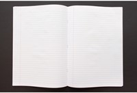 Schrift Kangaro A4 lijn 80 pagina's 60gr zwart pak à 5 stuks-1