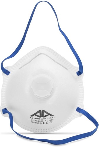 Stofmasker Active Gear met ventiel 10 stuks-2