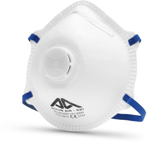 Stofmasker Active Gear met ventiel 10 stuks-3