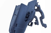 Veiligheidsmes Martor Secunorm 610 XDR trapezium 32mm met holster zilver-3