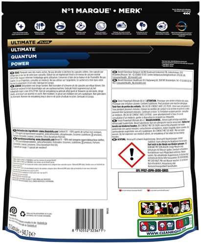 Vaatwastabletten Finish Ultimate Regular 73 stuks-2