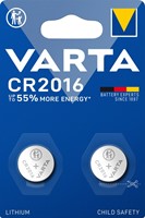 Batterij VARTA knoopcel 2x CR2016 lithium