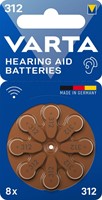 Batterij VARTA hoortoestel 8x 312