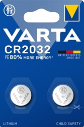 Batterij VARTA knoopcel 2x CR2032 lithium