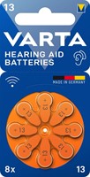 Batterij VARTA hoortoestel 8x 13