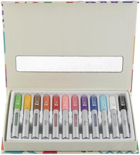 Acrylmarkers Nassau set à 12 kleuren-2