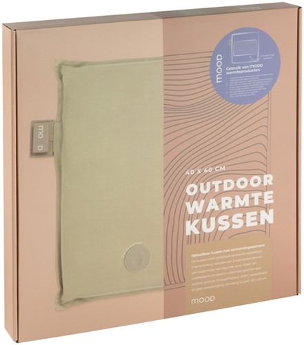 Warmtekussen Mood outdoor 40x40cm beige