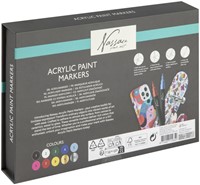 Acrylmarker Nassau set à 10 kleuren-1