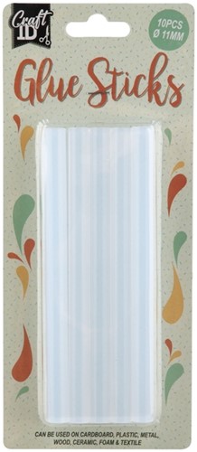 Lijmpatroon Craft ID 15x1,1cm 10 stuks transparant