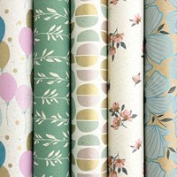 Inpakpapier Rotolux Rosie 200x70cm assorti