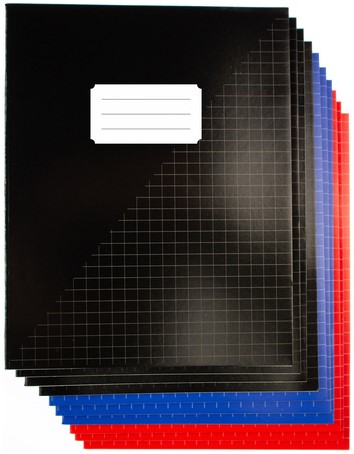 Schrift Kangaro A5 ruit 10mm 80 pagina's 60 gram assorti pak à 10 stuks