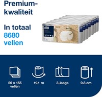 Toiletpapier Tork T4 Premium 3-laags 56x155 vel wit 110319-2