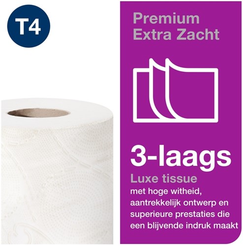 Toiletpapier Tork T4 Premium 3-laags 56x155 vel wit 110319-3