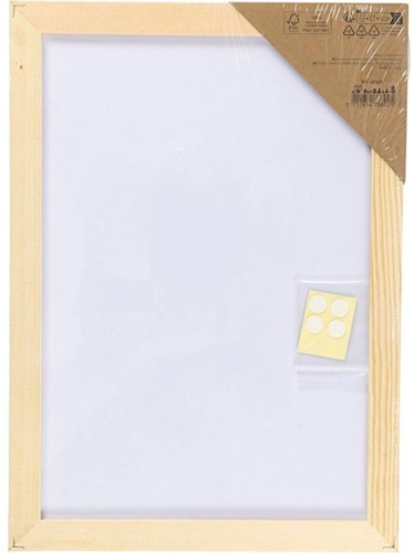 Canvaspaneel Creativ Company met lijst A4 wit-2