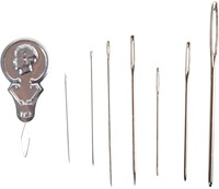 Naaldenset Creativ Company blister à 8 delen zilver-2