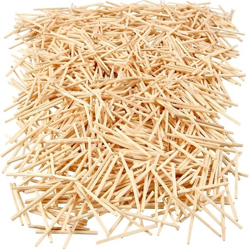 Luciferstokjes Creativ Company 48x2mm hout set à 8500 stuks-2