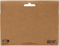 Blikjes Creativ Company cirkel en vierkant set à 4 stuks zilver-3