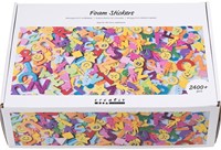 Foamstickers Creativ Company diverse vormen zelfklevend doos à 2640 stuks assorti