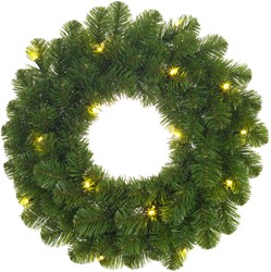 Kerstkrans Norton met Ledverlichting  60cm