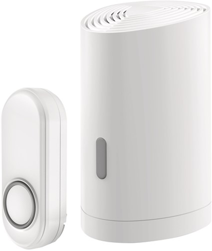 Draadloze deurbelset KlikAanKlikUit ACDB-9000AC wit-3