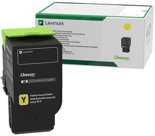 Tonercartridge Lexmark C232HY0 HC geel