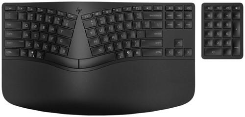Toetsenbord HP 965 BLK Ergonomisch draadloos QWERTY