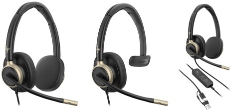 Headset HP Poly Mission 825 Stereo USB-2