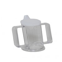 Beker HandyCup met deksel transparant