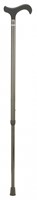Wandelstok Able2 carbon soft derby handvat zwart