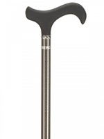 Wandelstok Able2 carbon soft derby handvat zwart-2