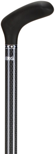 Wandelstok Able2 opvouwbaar carbon soft handvat zwart-2
