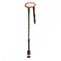 Wandelstok Flexyfoot ovalen handvat zwart