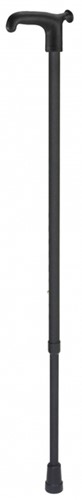 Wandelstok Able2 soft recht handvat zwart