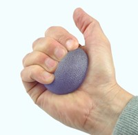 Handtrainer gelbal Able2 Soft blauw-2