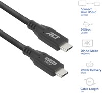Kabel ACT USB-C 4.0 20Gbps 1m-2