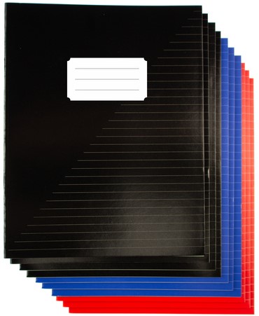 Schrift Kangaro A5 lijn 160 pagina's 60gr assorti pak à 10 stuks