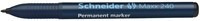 Permanent marker Schneider Maxx 240 rond 1-2mm zwart-2