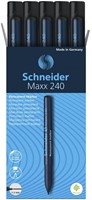 Permanent marker Schneider Maxx 240 rond 1-2mm zwart-4