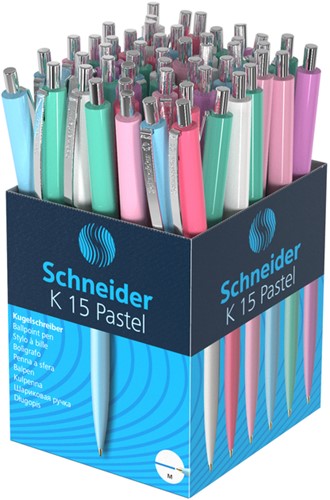 Balpen Schneider K15 medium pastel assorti-2