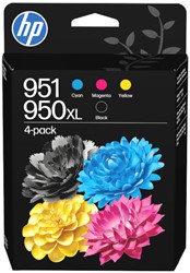 Inktcartridge HP C3WK1AE 950XL/951 zwart + 3 kleuren