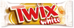 Chocolade Twix white reep doos 32 stuks