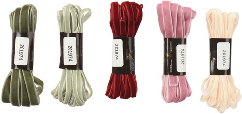 Lint Decoris polyester fluweel velvet 5 kleuren in 2 breedtes assorti
